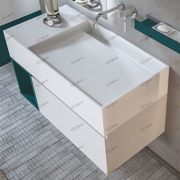 CH04100 Накладная раковина на столешницу  овальная MOMA Design 