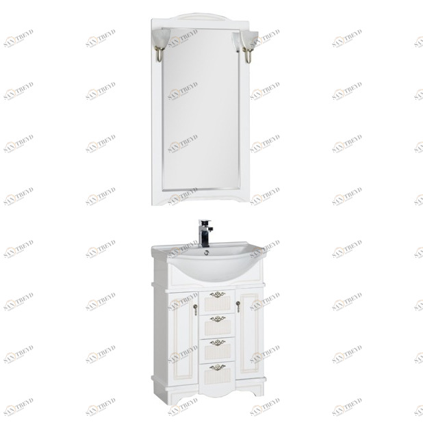 Комплект мебели Aquanet Луис 65 белый 00171817