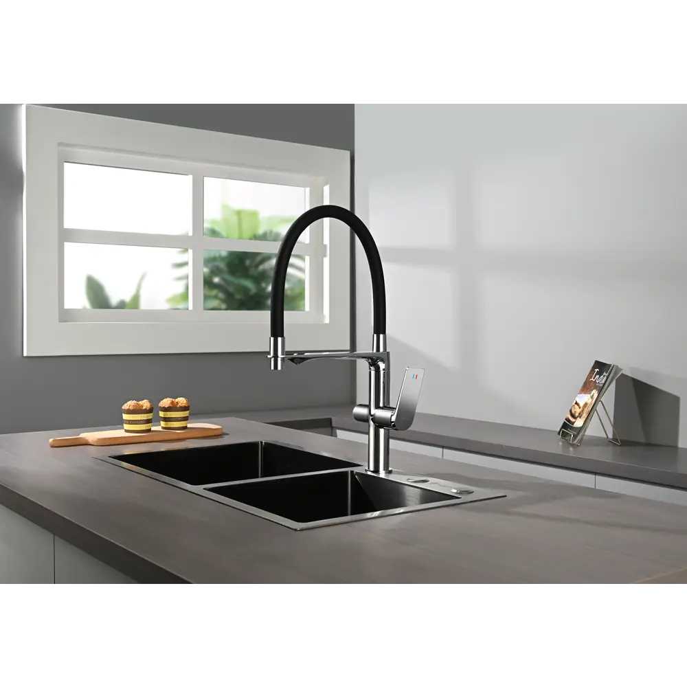 Смеситель DELINIA Нея с фильтром для кухни и гибким изливом 88780483 STLM-0871425 - Вид №11