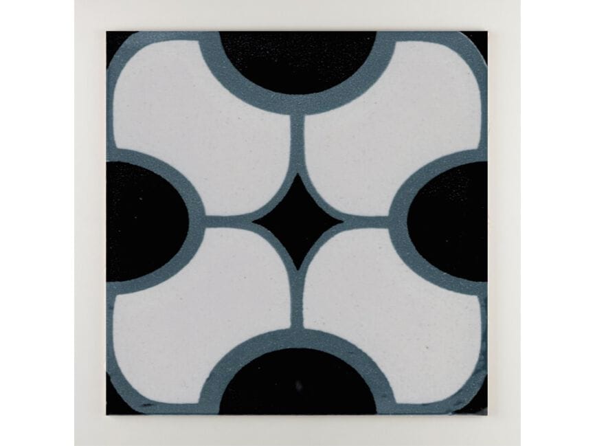 Пол / покрытие ручной работы La Riggiola черный и белый ARCH-00152509