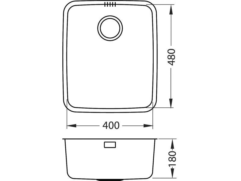 Мойка Alveus Luno 40 1129252 - Вид №2