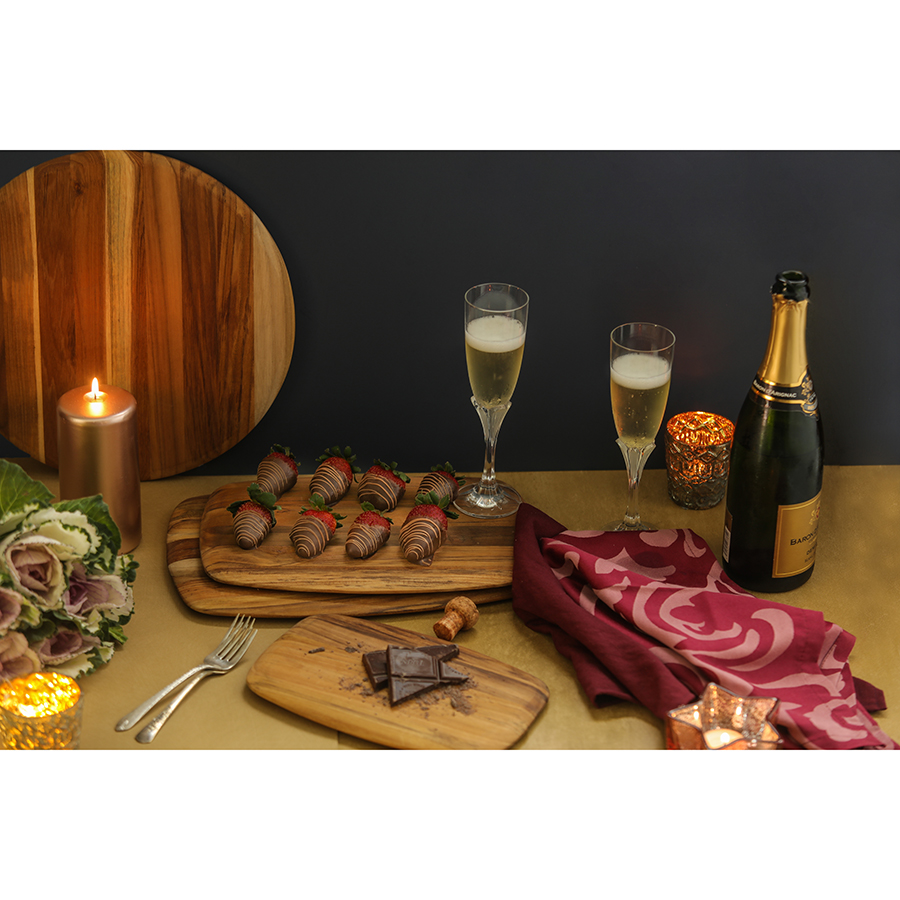 TH202 Доска сервировочная elegant 31x20 см TEAKHAUS  - Вид №5