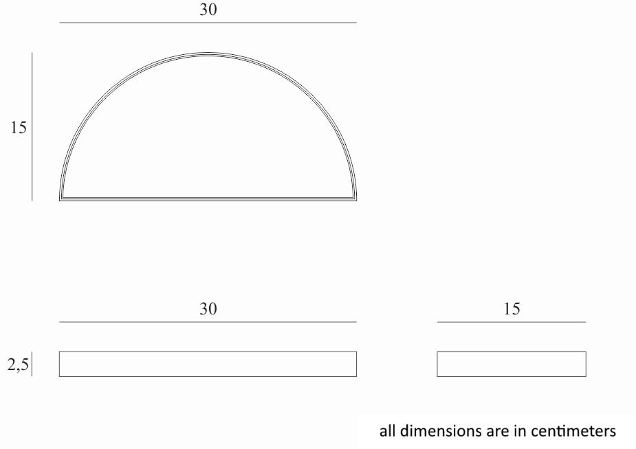 Ethnicraft Круглый стеклянный поднос декорированный вручную Urban geometry 20942 - Вид №3