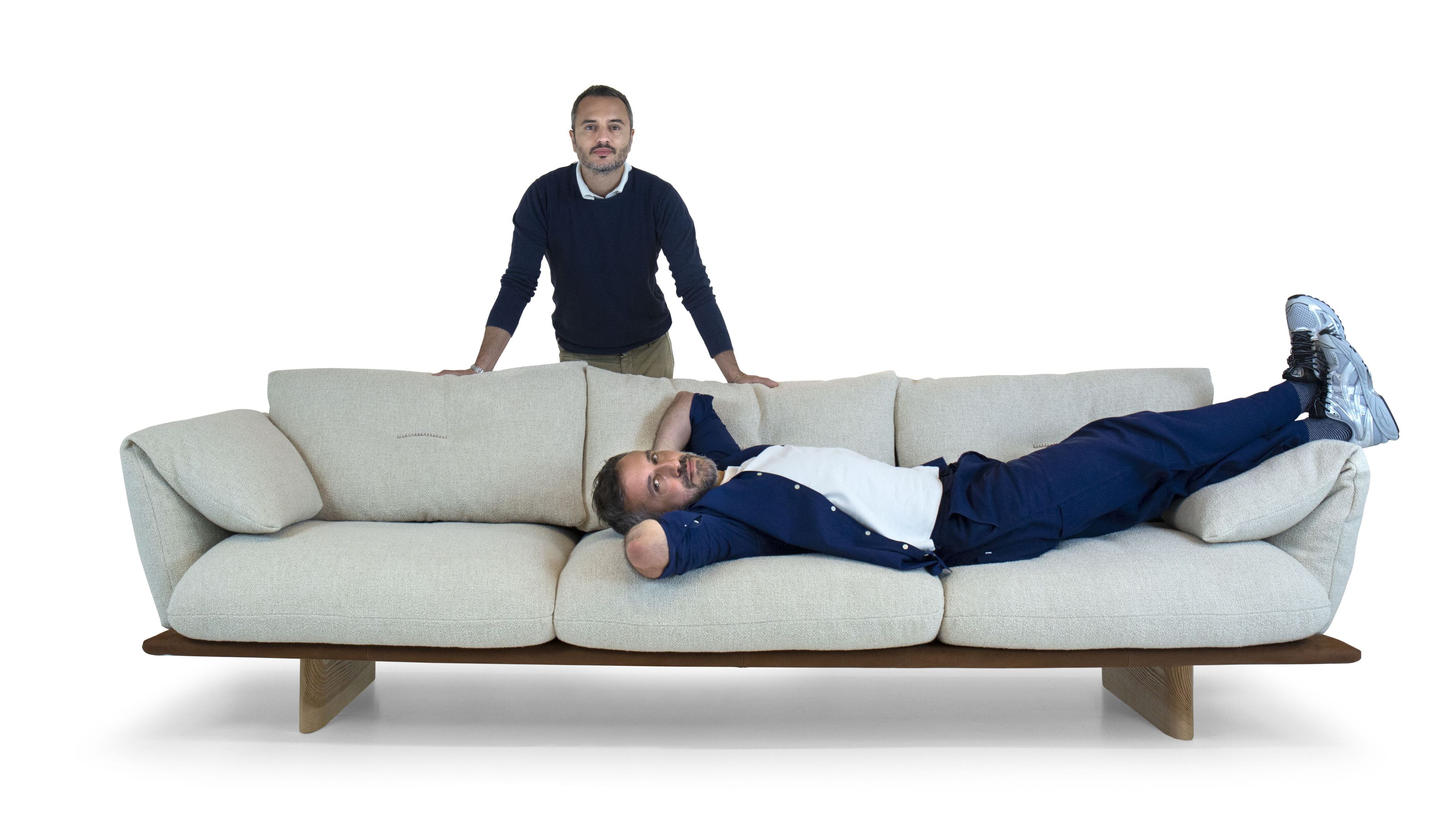 3-местный тканевый диван Borzalino CONNOR ARCH-00150022 - Вид №7