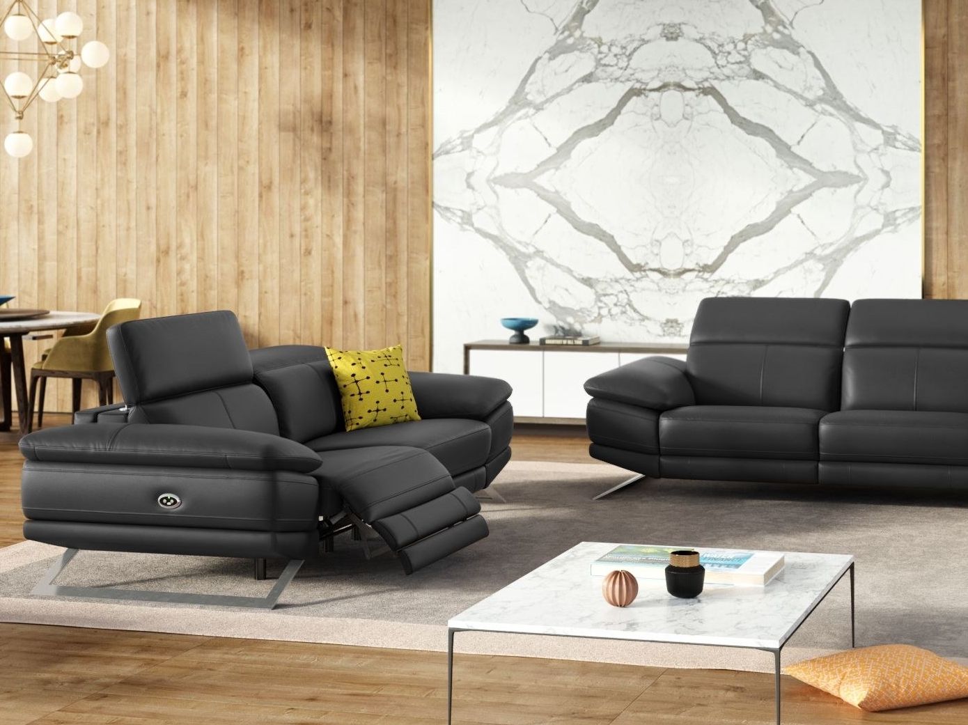 3-местный кожаный диван Sofanella FERRARA ARCH-00069768 - Вид №1