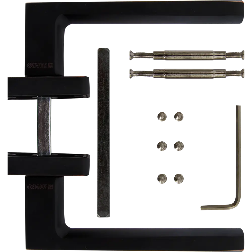 Ручка дверная на розетке Xtra ABL28, цвет тёмная медь FUARO STLM-2106271 - Вид №5