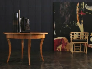 Morelato Раздвижной круглый стол в вишне Biedermeier Art. 5782