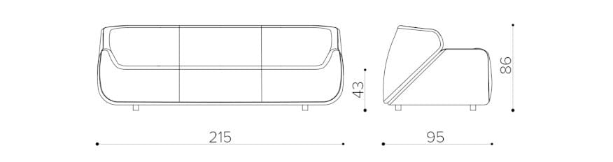 3-местный диван True Design Aladdin ARCH-00128159 - Вид №7