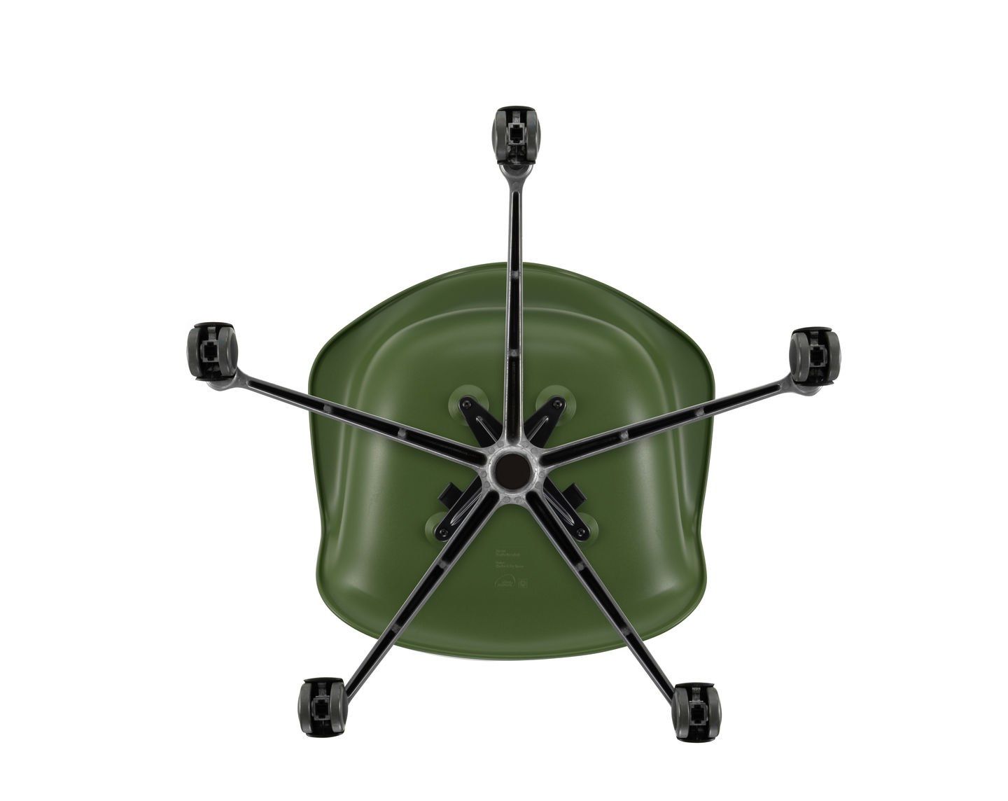 Ткань поворотный операционный офисный стул с подлокотниками VITRA Eames Plastic Chair ARCH-00120962 - Вид №44