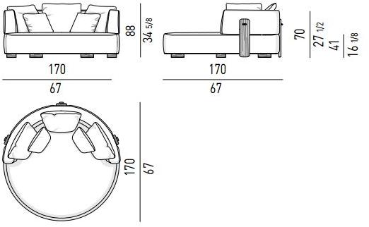 Minotti Кровать на улице Florida sun-id-1424322 - Вид №2