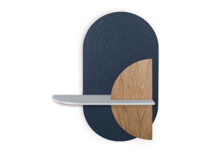 Деревянная полка со скрытым отсеком для хранения