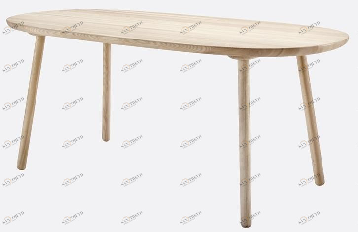 EMKO Овальный обеденный стол из массива дерева Naïve Naive sun-id-1469640