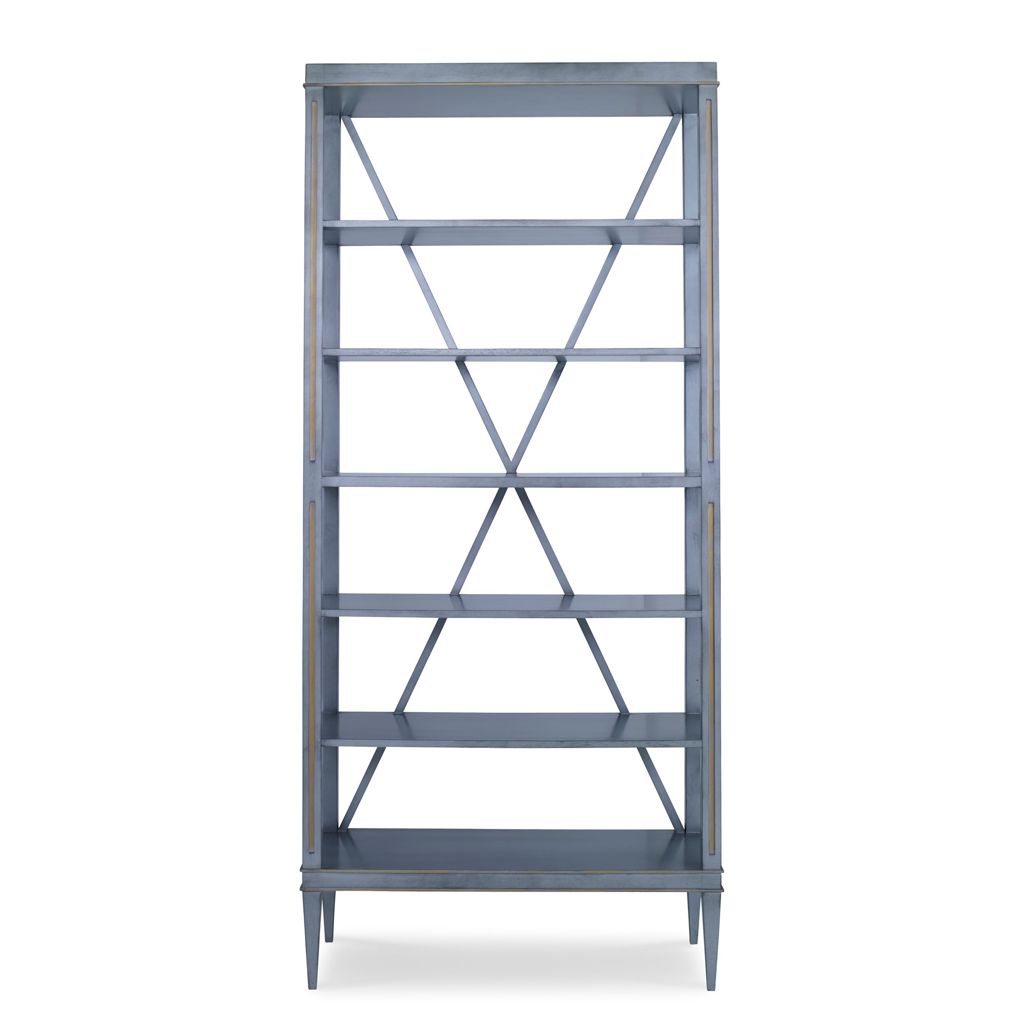 Книжные шкафы 67014-800-004 Franklin Étagère - Steel Ambella  - Вид №2