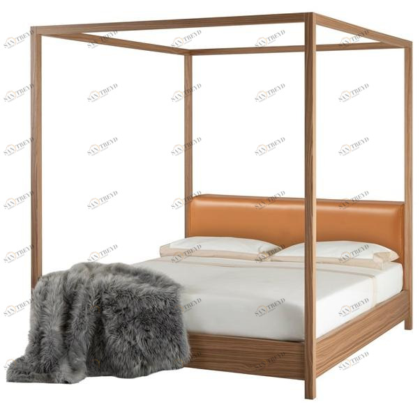 Tonin Casa Кровать с балдахином и мягким изголовьем sun-id-1454203