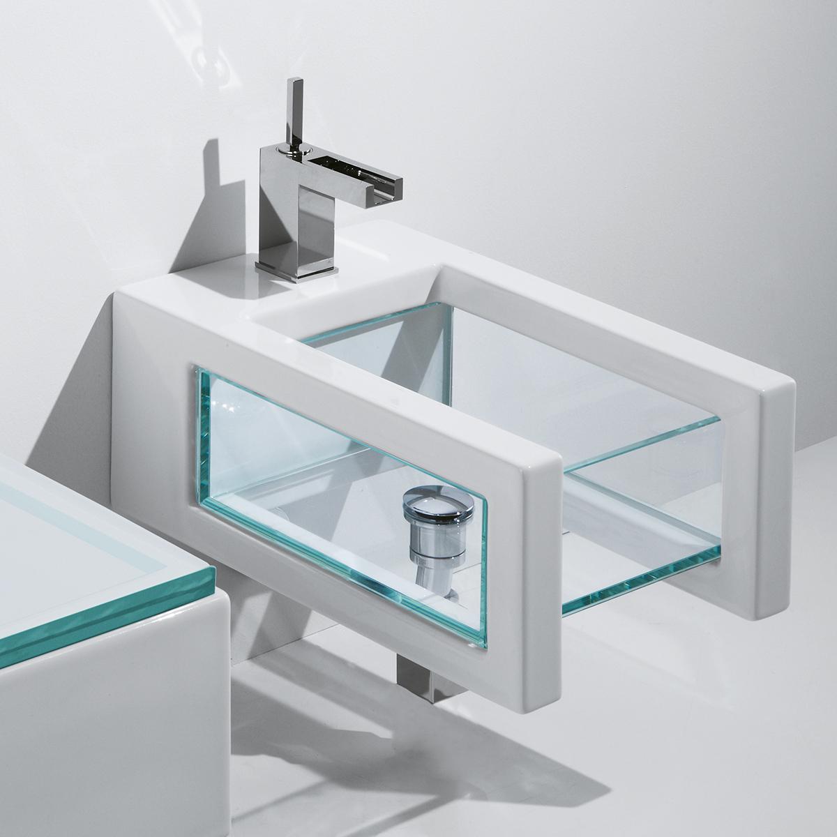 GLBISO13 Подвесное биде настенное GSG CERAMIC GLASS - Вид №5