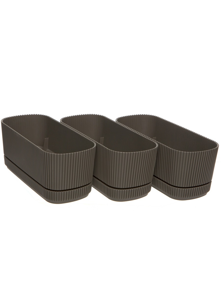 Горшок для цветов Halo 1.5L Brown NAVAKO 16142 - Вид №3