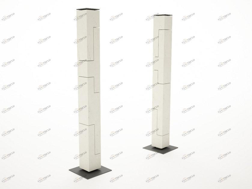 Manufatti Viscio Реконструированный каменный столбик Dust Cc013