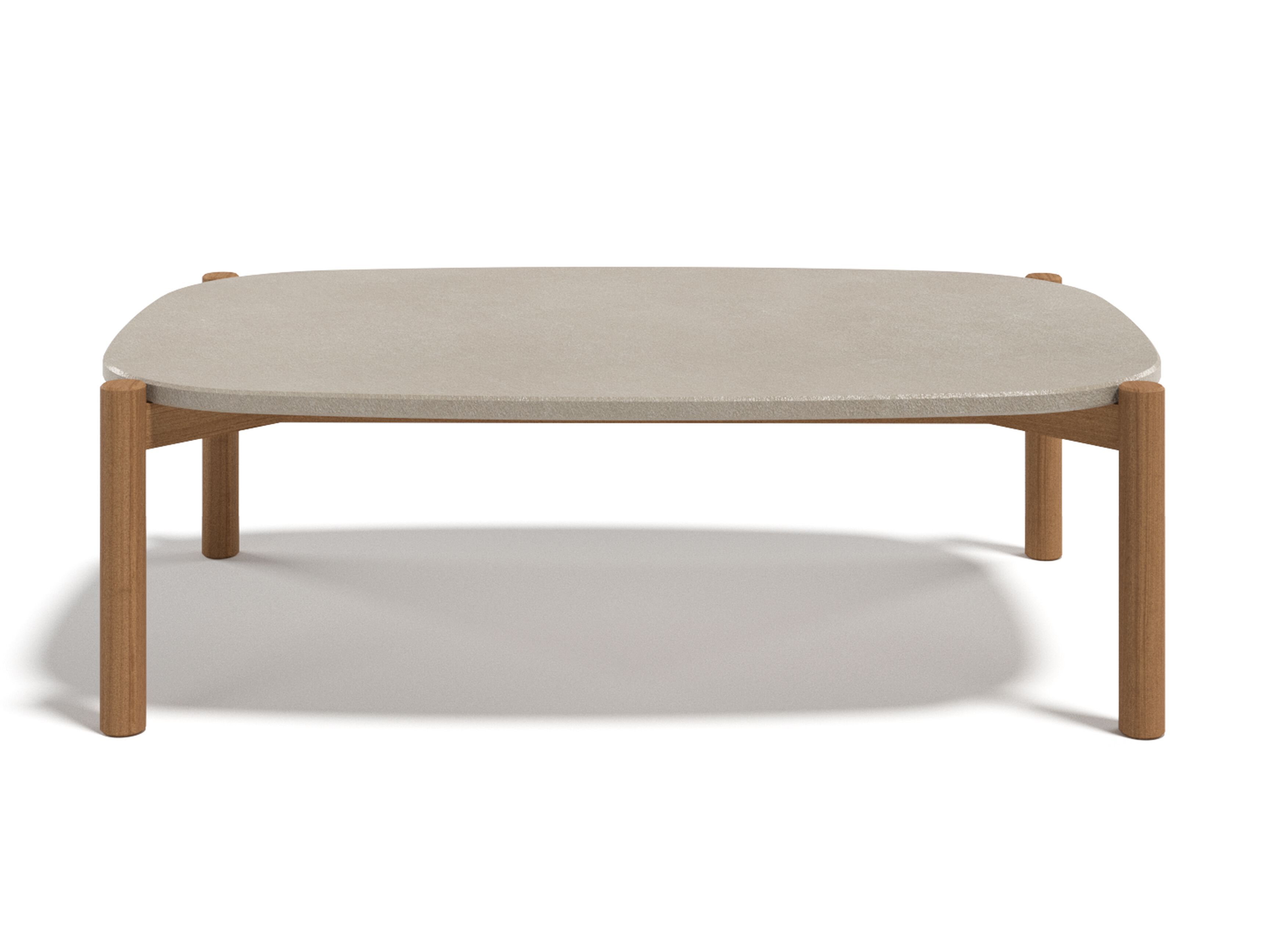 Прямоугольный стол для сада из тикового дерева и керамогранита Atmosphera Lodge .25 ARCH-00068356 - Вид №7