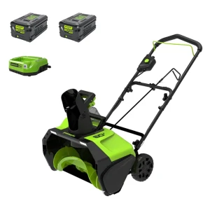 90802600 Снегоуборщик аккумуляторный Greenworks 2602407 51 см 60 В АКБ и ЗУ в комплекте STLM-1415070