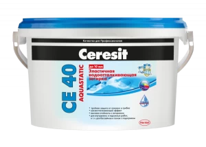 Затирка №41 Aquastatic CE 40 натура 2кг (ведро) CERESIT