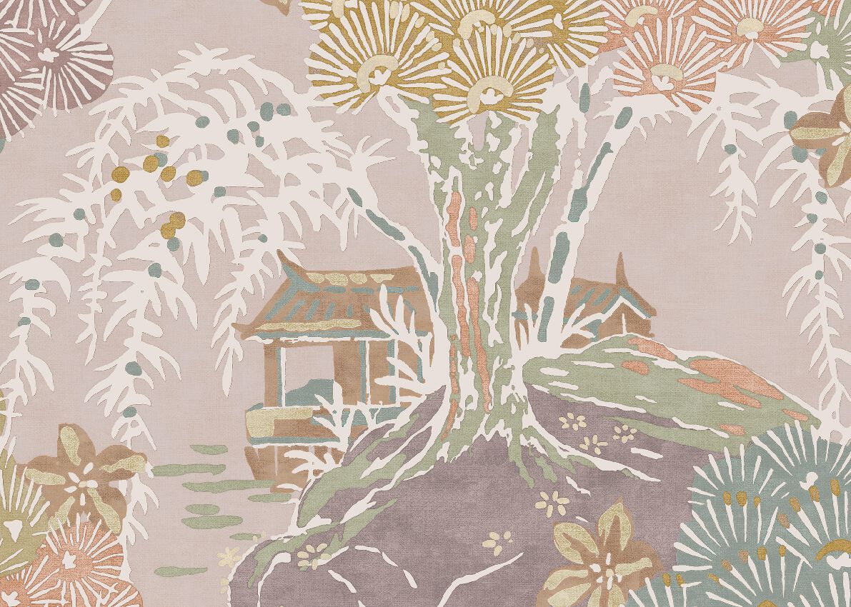 Цветочные узоры нетканые обои Jannelli&Volpi SCALAMANDRÉ ARCH-00054230 - Вид №4