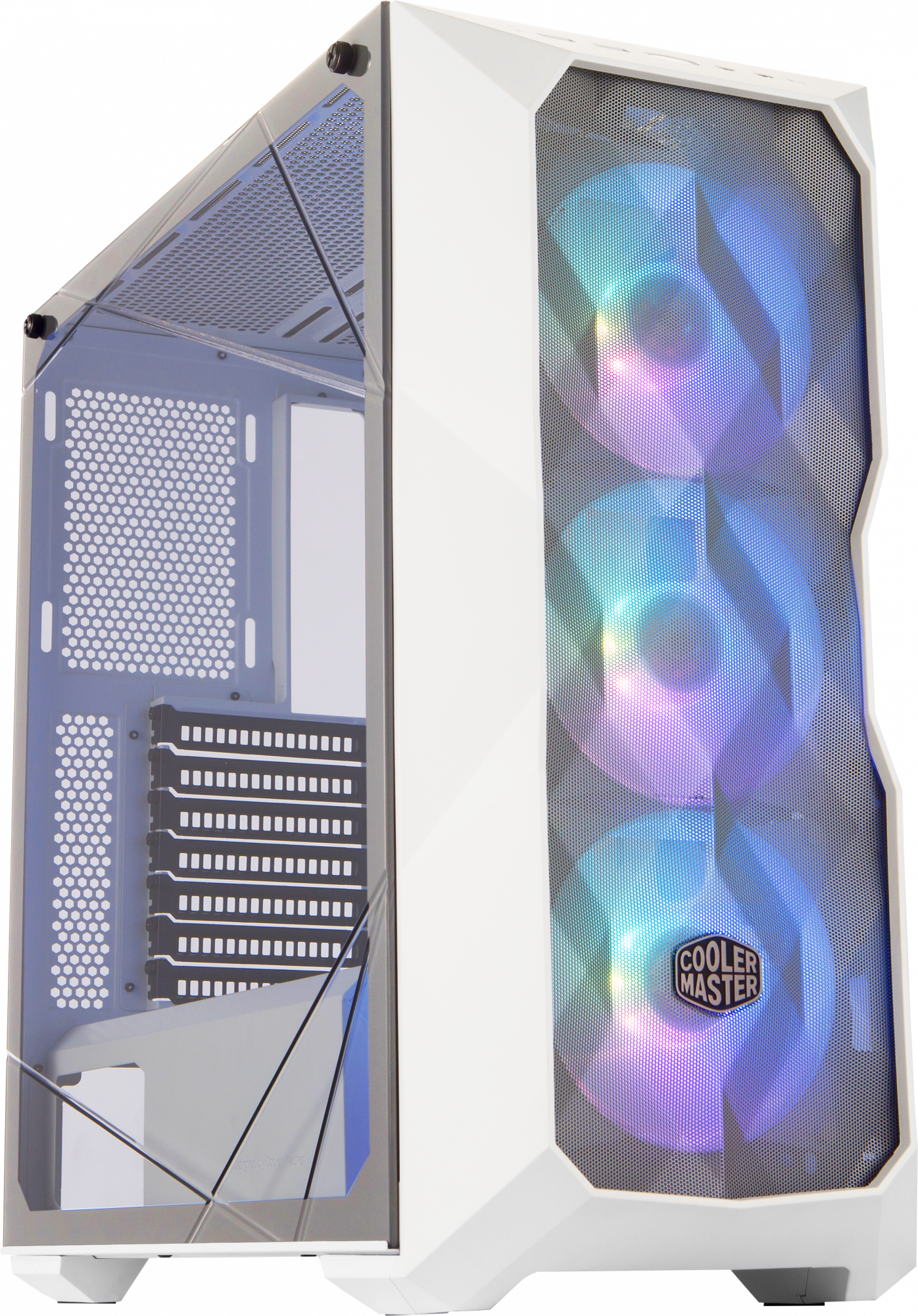 MCB-D500D-WGNN-S01 masterbox td500 mesh white, usb3.0x2, 3x120 argb fan, white, atx, w/o psu Cooler Master Cooler Master MasterBox Santreyd 