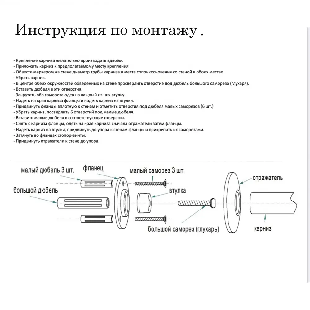 Карниз для ванной Go Go дугообразный 170x110 см нержавеющая сталь цвет хром STLM-2023631 - Вид №5
