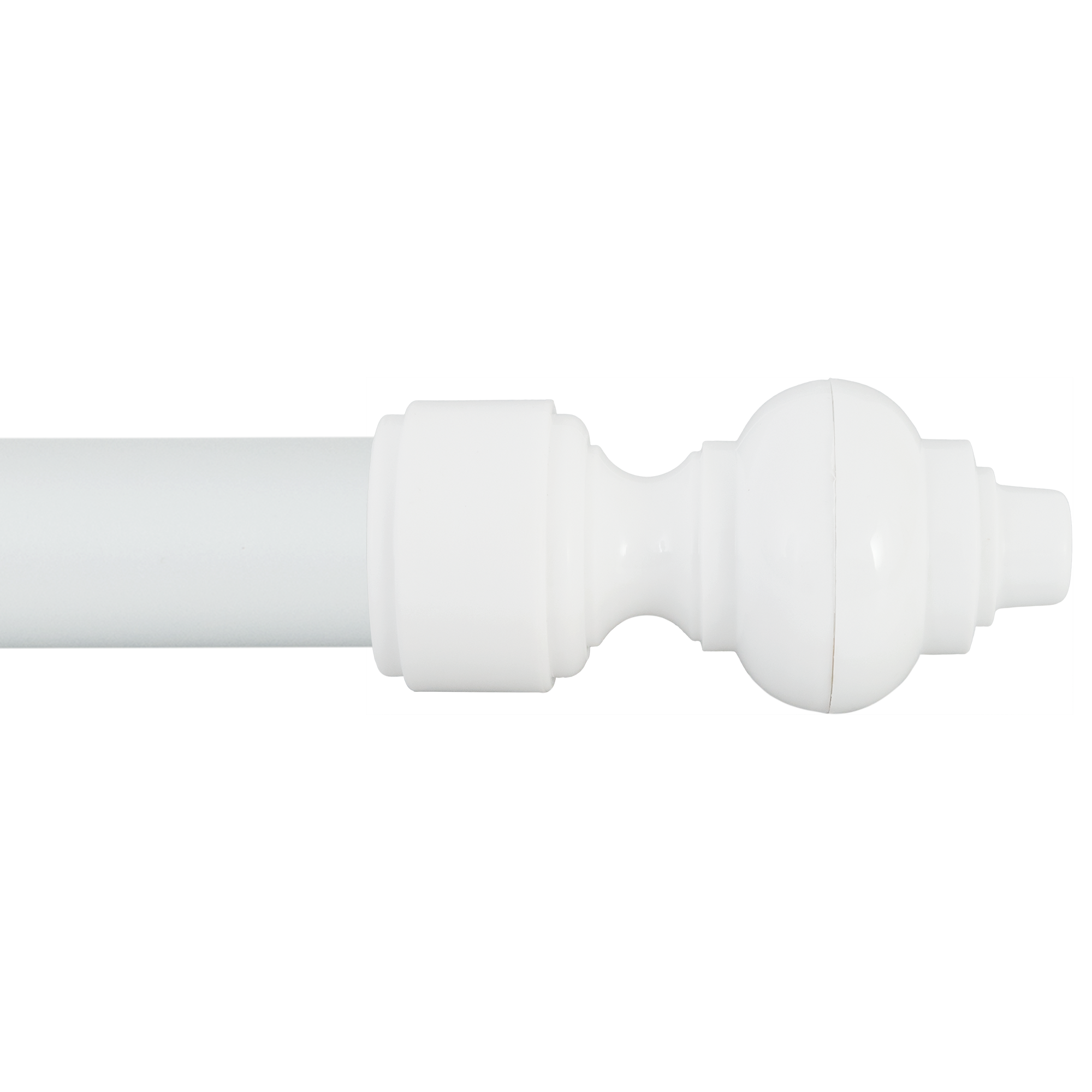 РУССКИЕ КАРНИЗЫ Наконечник Шар для карниза белый 8,6 см комплект 2 шт 86943288 STLM-0072631 - Вид №1