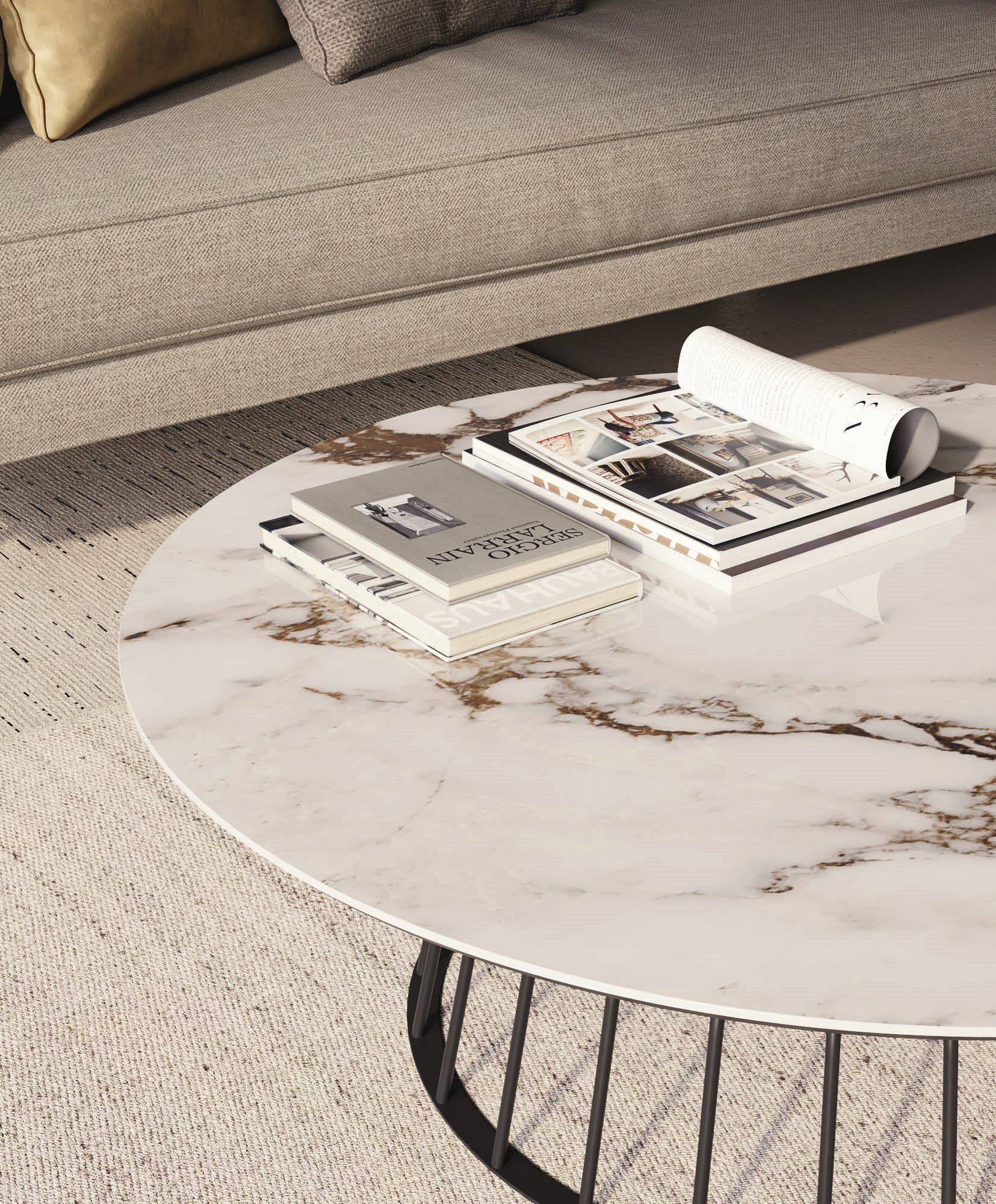 Круглый журнальный столик для гостиной Dall'Agnese Bomber ARCH-00091729 - Вид №1