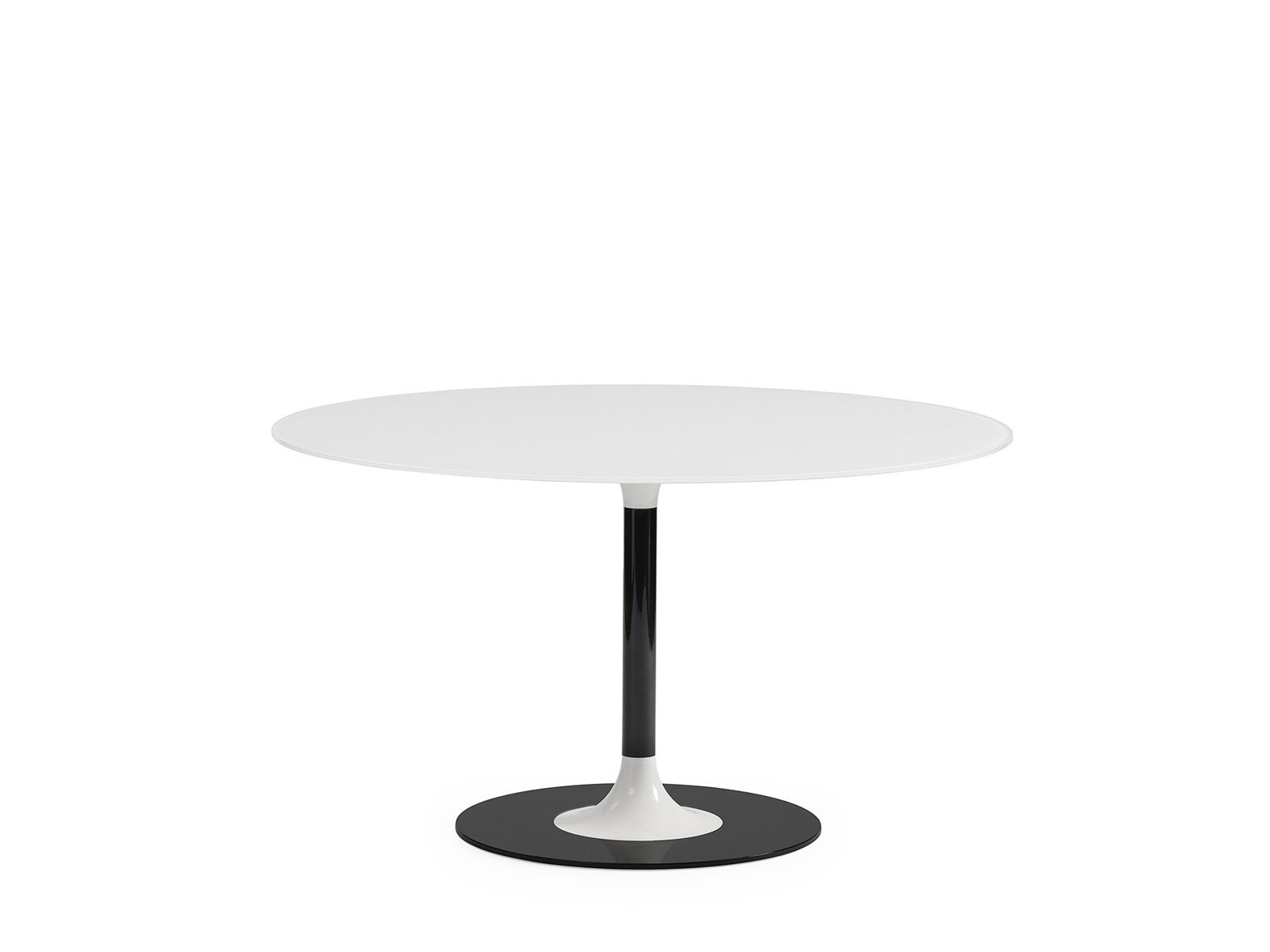 Круглый стол с хрустальной столешницей и стальным основанием Kartell Тьерри ARCH-00112353 - Вид №7