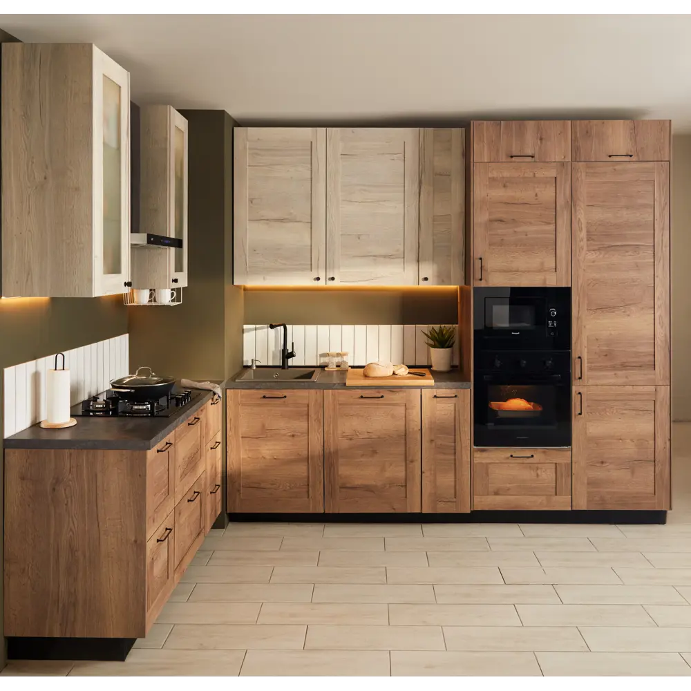 Фасад кухонный DELINIA ID Касли 39.7×25.3 см в цвете светлое дерево 86880983 STLM-0876486 - Вид №9