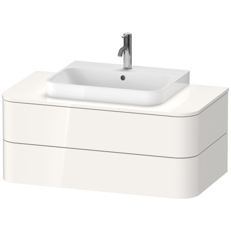 HP496109898 Подвесная раковина настенная овальная Duravit Happy D.2 Plus белая - Вид №1