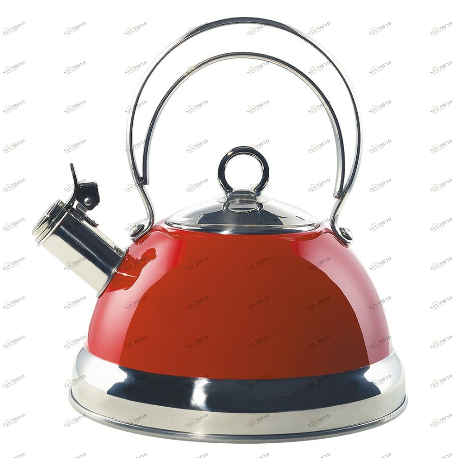 Чайник со свистком, 2,5 л, красный Wesco 34052002