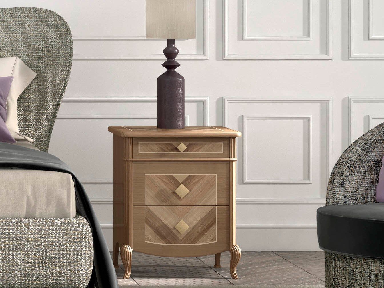 Деревянная тумбочка с ящиками CASA +39 Prestige 2 ARCH-00036672 - Вид №3