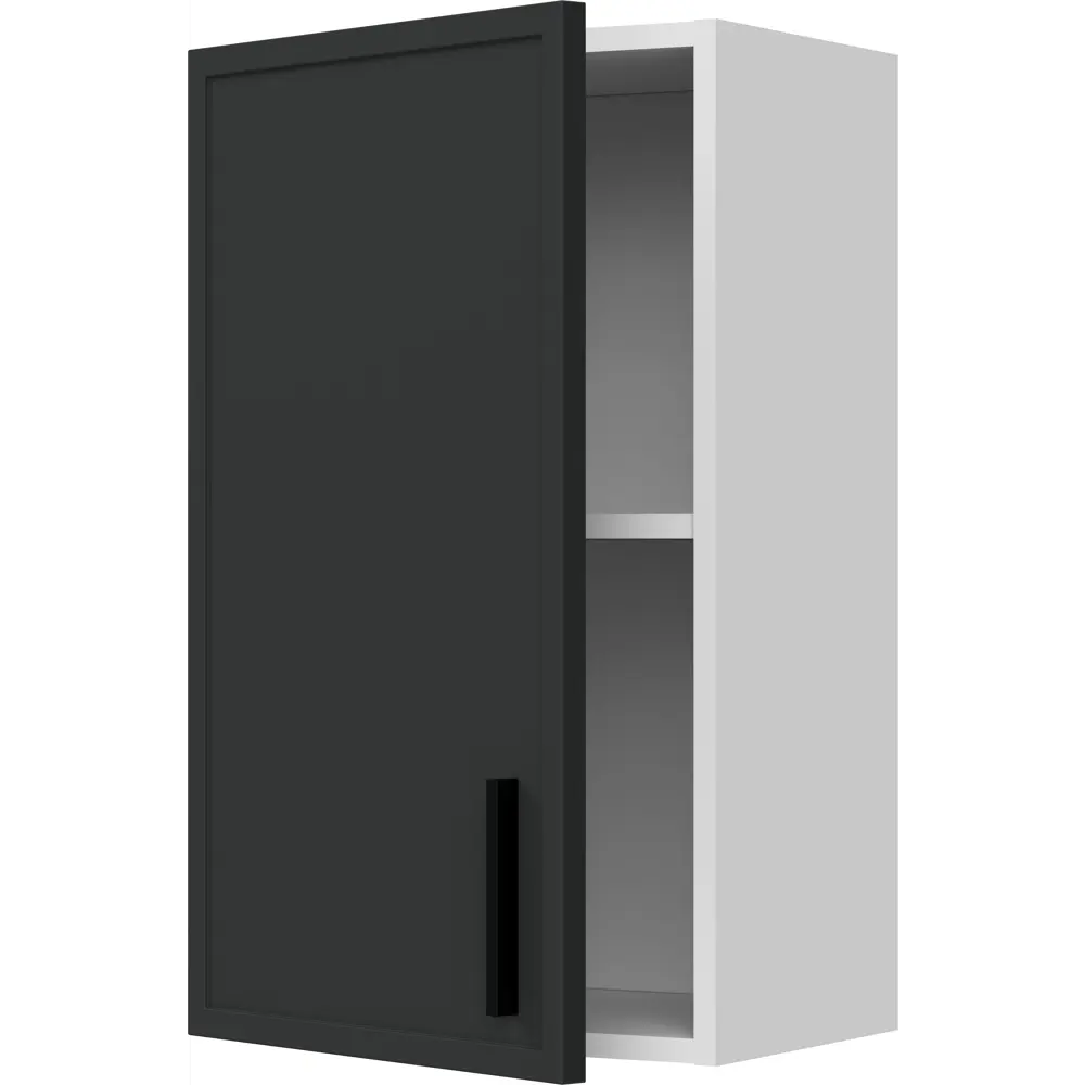 DELINIA Шкаф навесной Неро графит 40×67,6×29 см для современной кухни 86586443 STLM-0070496 - Вид №2
