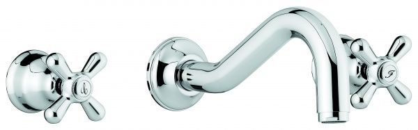 12055BR Настенный смеситель Deco Classic для кухни, цвет бронза EMMEVI Decò classic