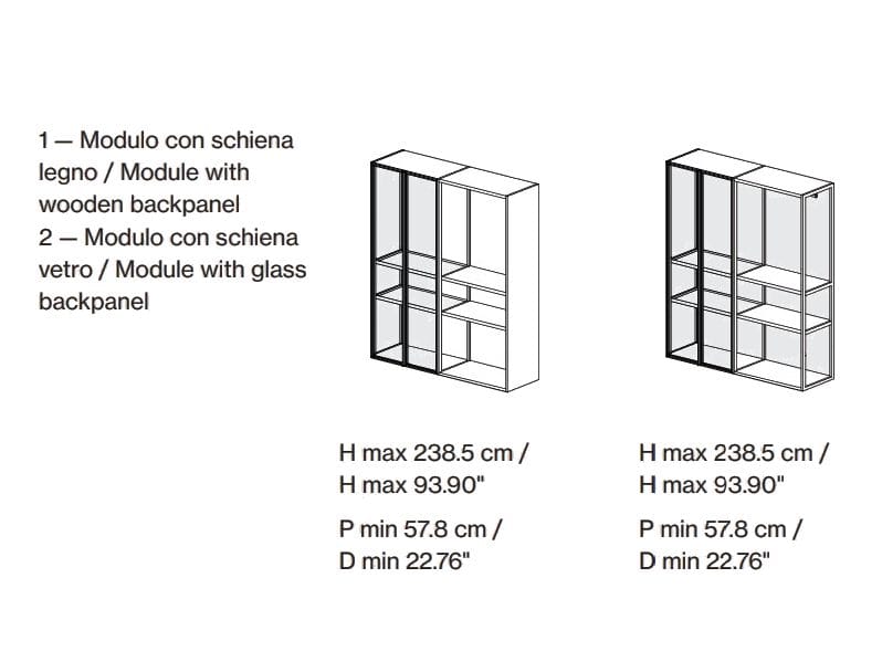 Металлическая секционная гардеробная Pianca TEATRO ARCH-00038354 - Вид №8