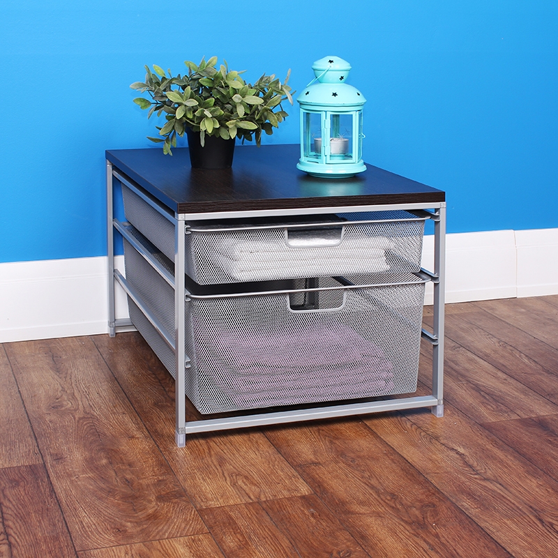 Корзина мелкосетчатая , 555x410x85 мм, серый LJPS0411 Public Steel Россия  - Вид №1