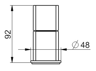 Пульт дистанционного управления из нержавеющей стали Rubinetterie Frattini Borgia ARCH-00027382 - Вид №2