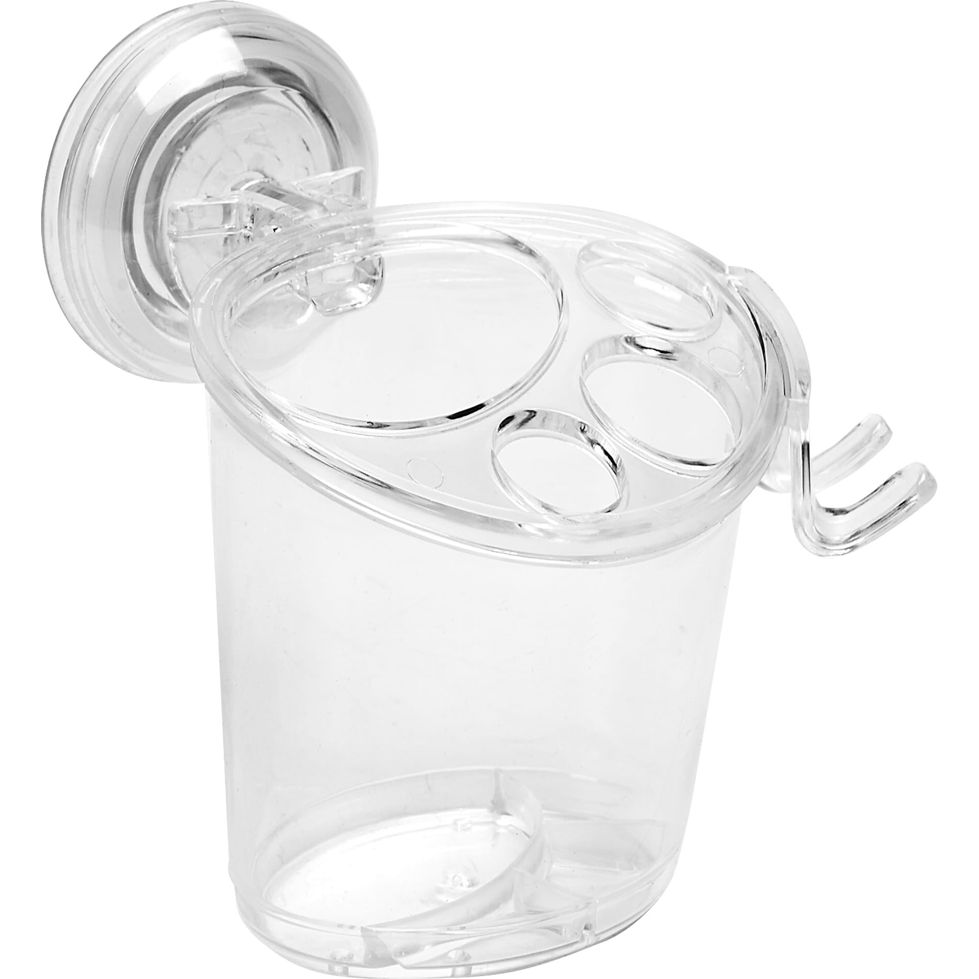 18308492 Стакан для зубных щёток подвесной «» цвет прозрачный ВАКУУМ Santreyd 