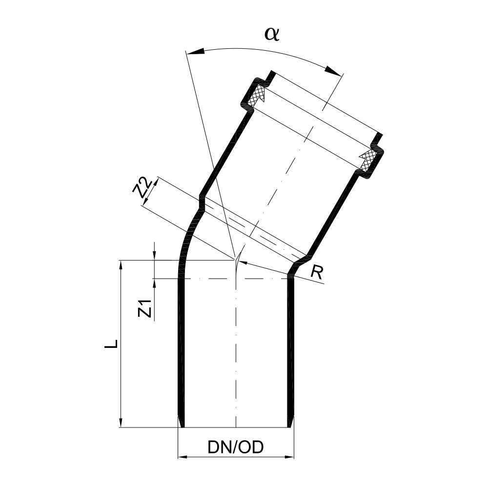 02101 Отводы Tece  - Вид №1