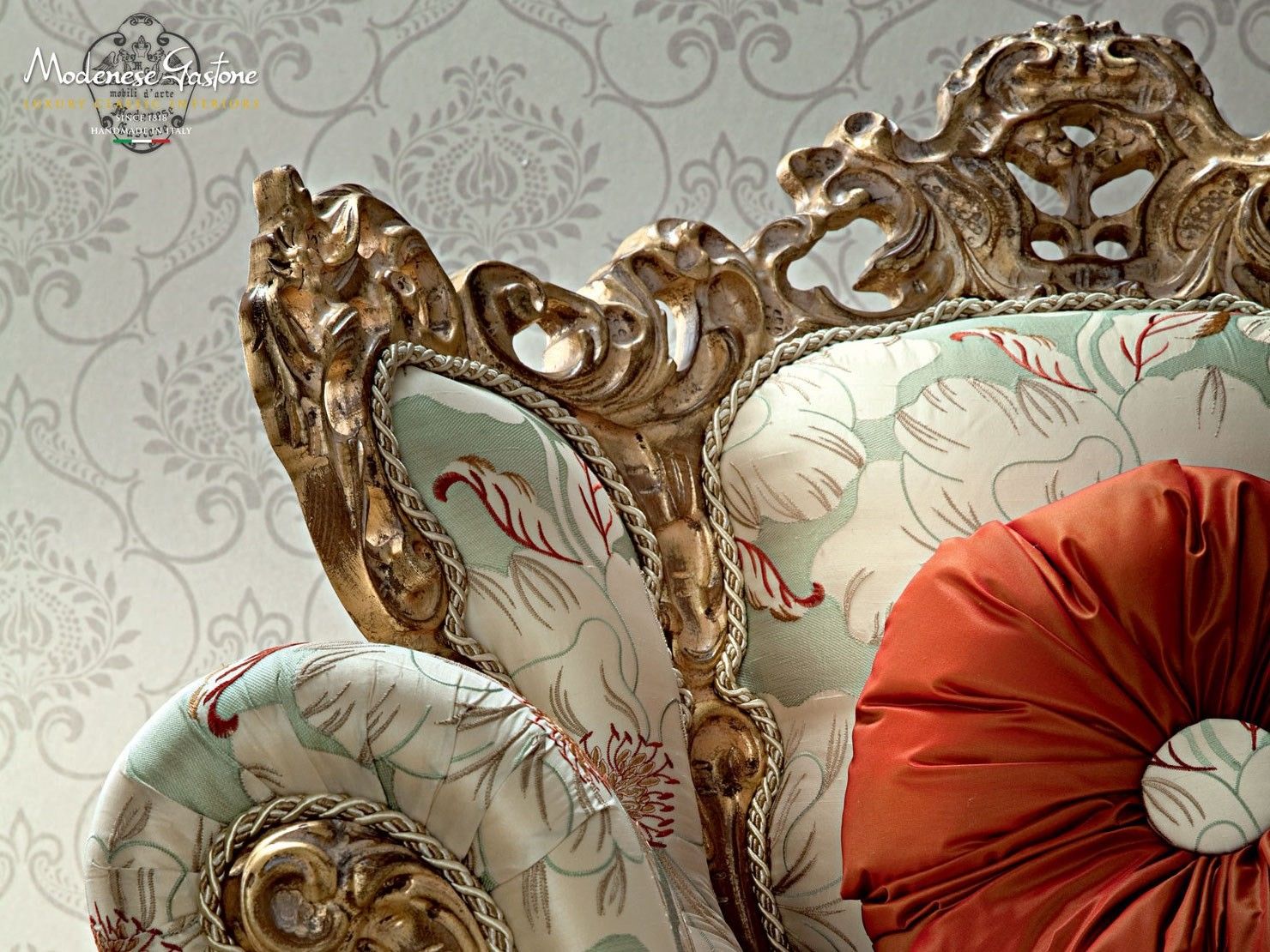 Деревянное кресло с подлокотниками Modenese Luxury Interiors Casanova ARCH-00143255 - Вид №2