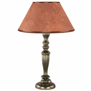 32116,34013 Настольная лампа Богемия Бронза Персик BOGACHO