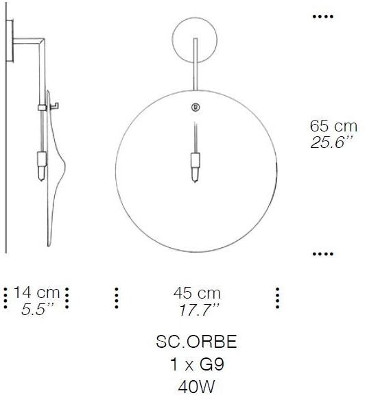 Veronese Настенный светильник из муранского стекла Orbe sun-id-1459828 - Вид №2