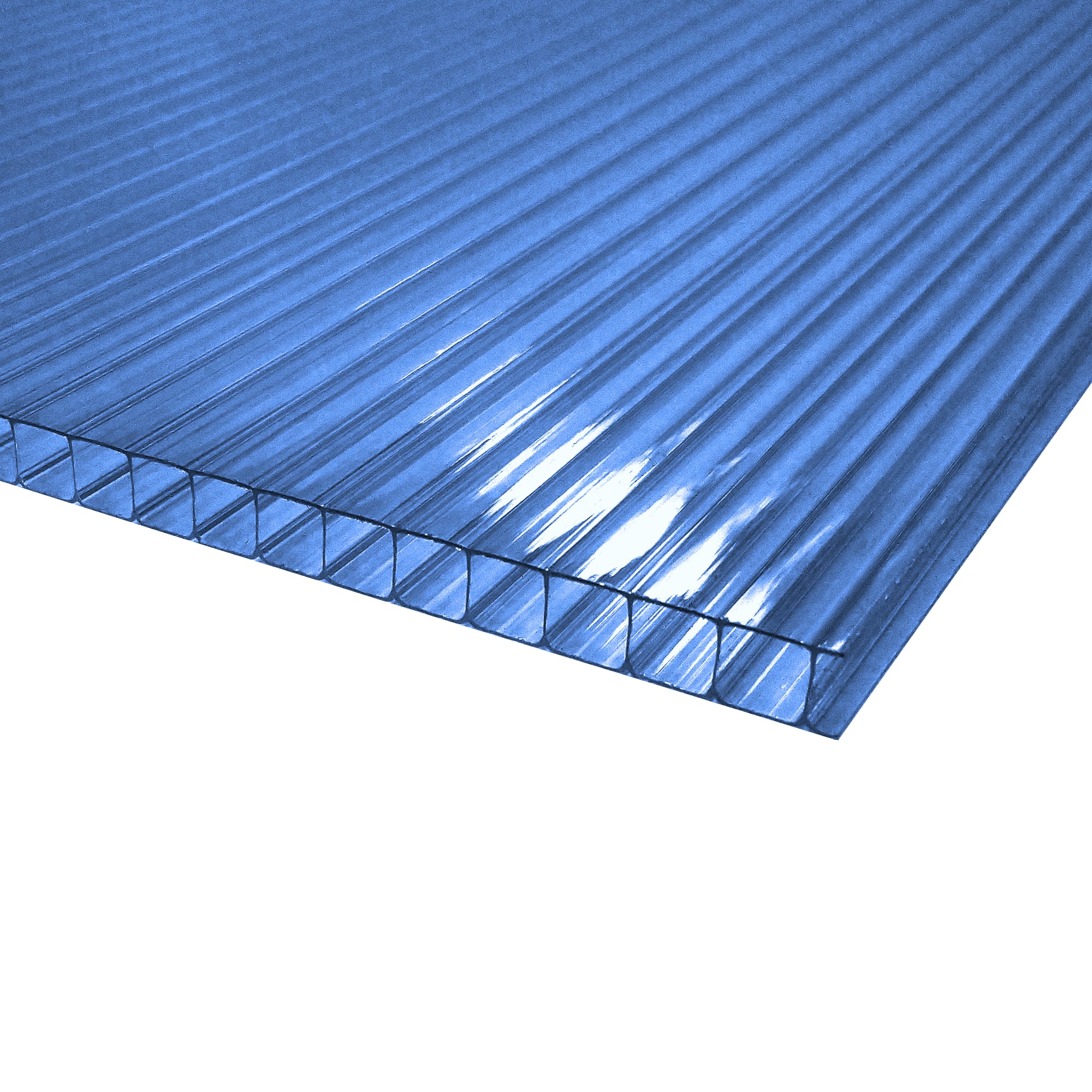 82432448 Поликарбонат сотовый 6 мм 2.1х3 м синий Santreyd 