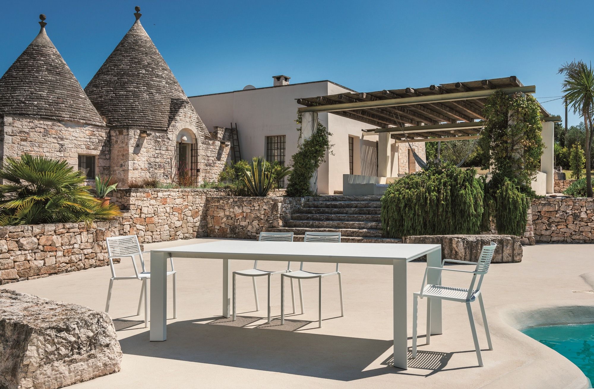 Высокий прямоугольный алюминиевый стол FAST Omnia Selection ARCH-00151874 - Вид №2