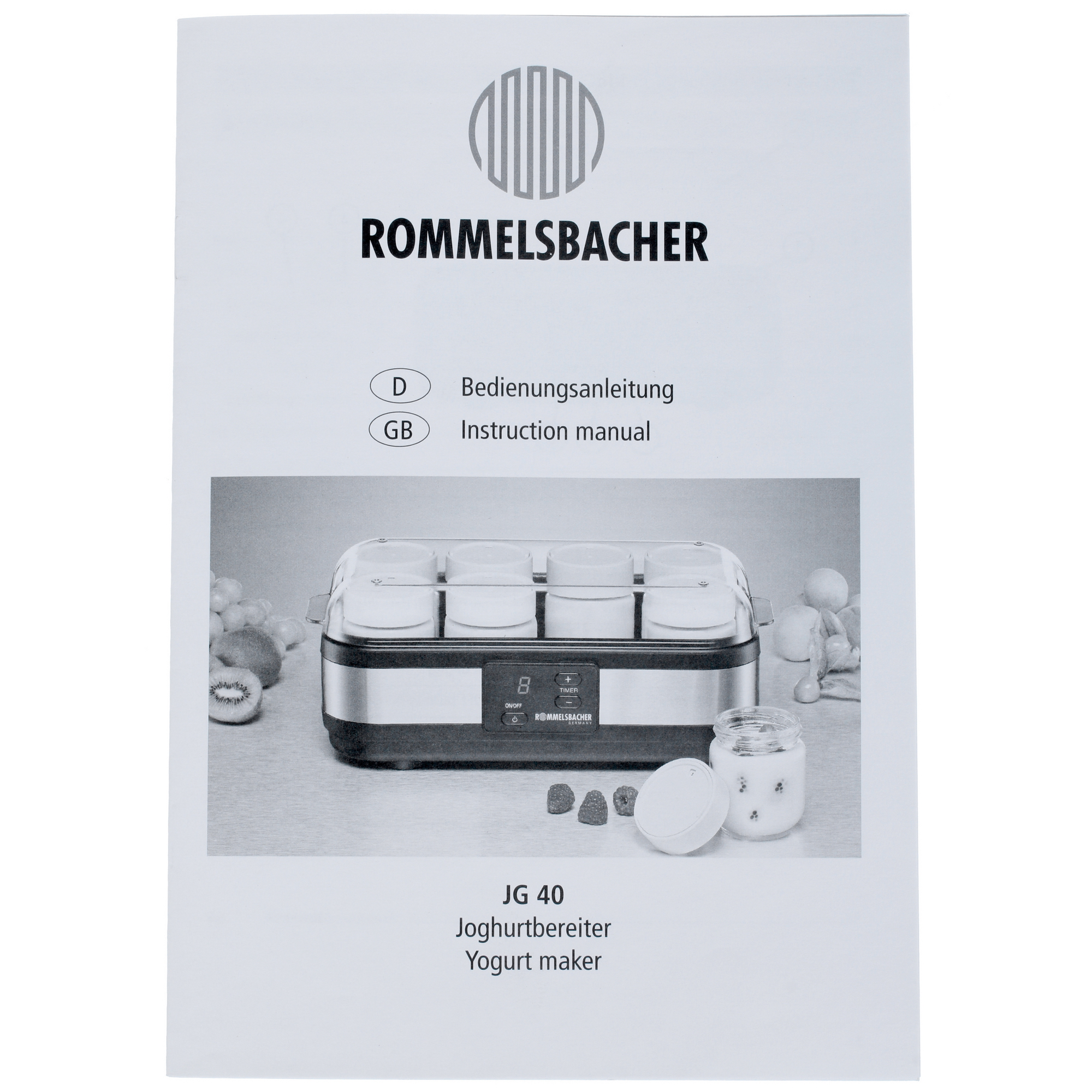 7907536 Йогуртница Rommelsbacher JG 40 серебристый STDN-0007954 - Вид №7