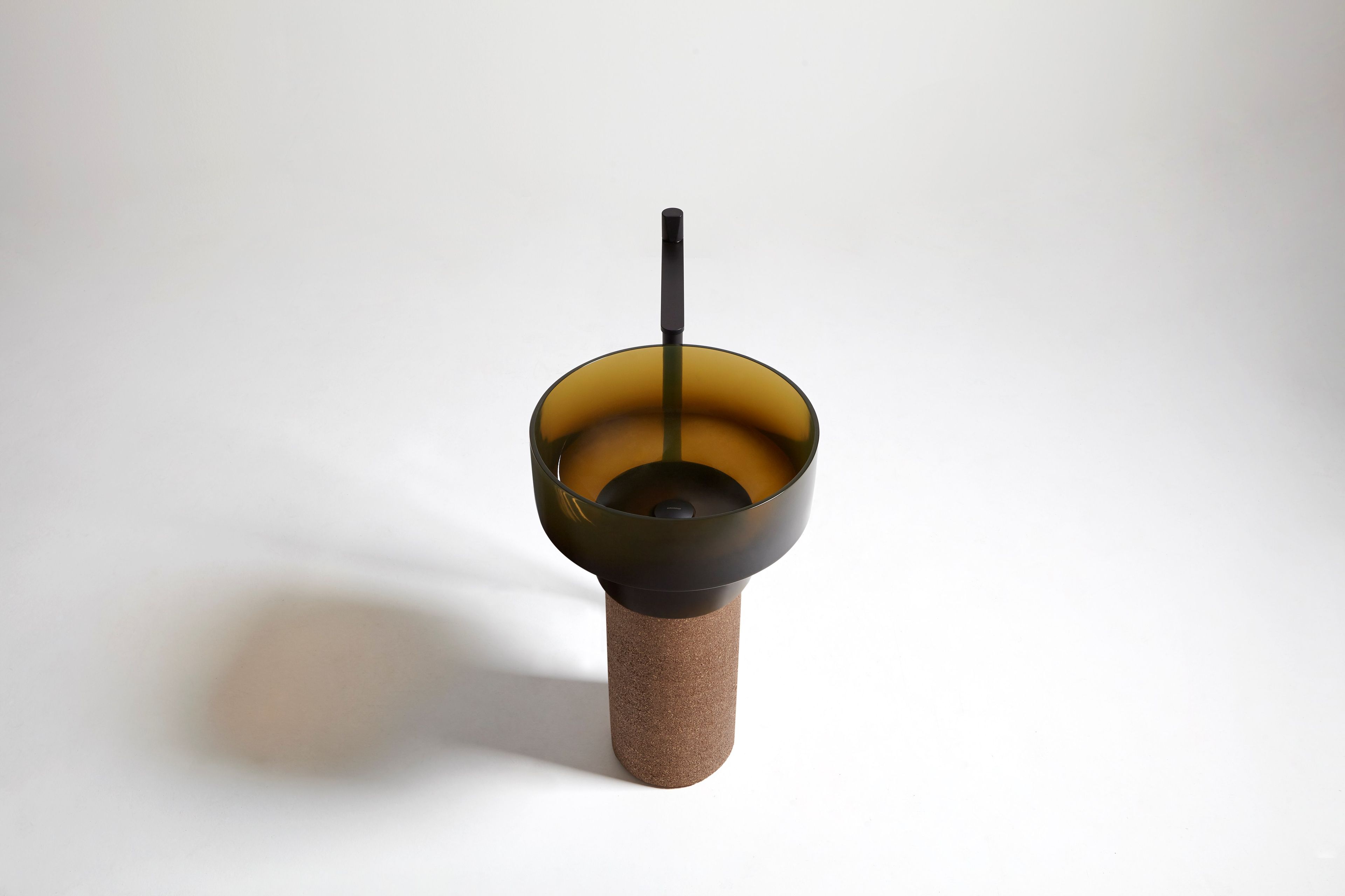 Круглая отдельно стоящая раковина из Cristalmood® и пробки Antoniolupi Borghi ARCH-00039251 - Вид №18