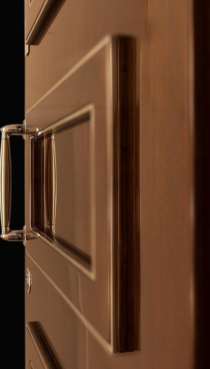 Ercole Бронированная деревянная распашная дверь с контролем доступа sun-id-1431654 - Вид №2