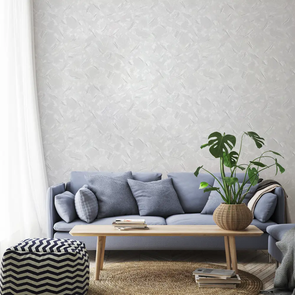 Обои флизелиновые Palitra Home Good светло-серые 1.06 м HC31174-14 STLM-2107762 - Вид №3